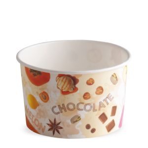 POT EN CARTON 370 cc PAP-PE OPAQUE FRUITS & GO