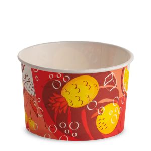 ICE CREAM PAPER CUP 370 cc PAP-PE MATT MARACAIBO