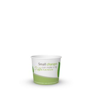 POT EN CARTON COMPOSTABLE 500 cc PAP-PLA OPAQUE COMPO-PAP COMPOPAP