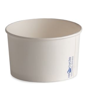 ICE CREAM PAPER CUP 530 cc PAP-PE MATT WHITE