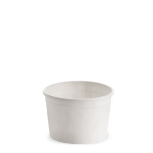 POT EN CARTON COMPOSTABLE AVEC ENCOCHE 110 cc PAP-PLA OPAQUE