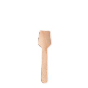CUCHARITA CUADRADA DE MADERA PARA HELADO