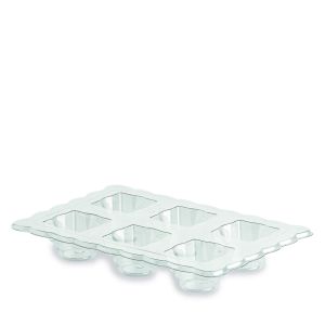 DESSERT STAND OLYMPO R-PET TRANSPARENT