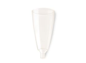 VERRE FLÛTE 100 cc COMPOSTABLE TRANSPARENT