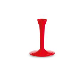 BASE DE FLUTE PS ROUGE COULEUR PLEIN