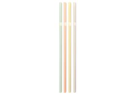 PAJITA FLEXIBLE COMPOSTABLE MULTICOLOR COLOR SÓLIDO