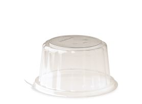 DOME LID R-PET TRANSPARENT