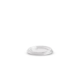 FLAT LID R-PET TRANSPARENT