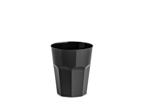 VERRE COCKTAIL 250 cc PP NOIRE COULEUR PLEIN