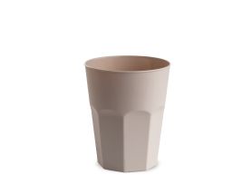 VERRE COCKTAIL 250 cc RÉUTILISABLE BEIGE COULEUR PLEIN