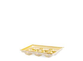 RAFFAELLO DESSERT TRAY 10 PORTIONS PET-PET FULL COLOR GOLD