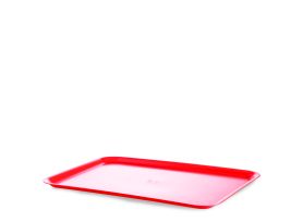 PLATEAU PAPERINO PS ROUGE COULEUR PLEIN