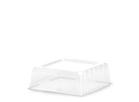 DOME LID R-PET TRANSPARENT