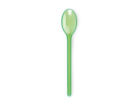 CUILLÈRE LOLLY PS VERT RÉUTILISABLE