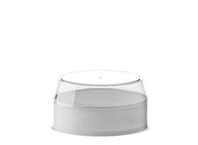 TORTA GELATO CONTAINER 12 SLICES PS FULL COLOR WHITE