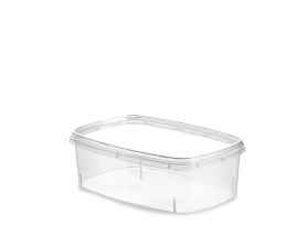 TAMPER-EVIDENT TUB  1,8 litres PP TRANSPARENT