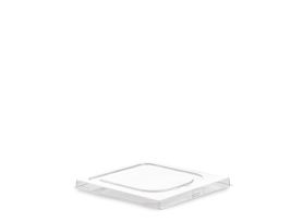 TAPA PLANA R-PET TRANSPARENTE