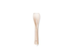 CUCHARITA COMPOSTABLE PLA BEIGE COLOR SÓLIDO