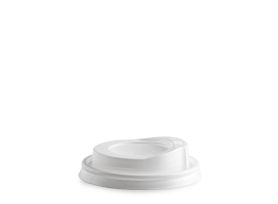 DOME LID WITH SLOT PS WHITE