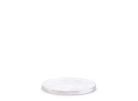 FLAT LID WITHOUT HOLE PS TRANSPARENT