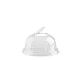 DOME LID R-PET TRANSPARENT