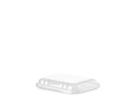 TAPA PLANA R-PET TRANSPARENTE