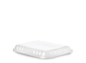 TAPA PLANA R-PET TRANSPARENTE