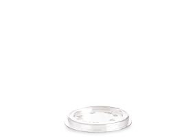 FLAT LID WITHOUT HOLE R-PET TRANSPARENT