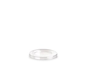 FLAT LID R-PET TRANSPARENT