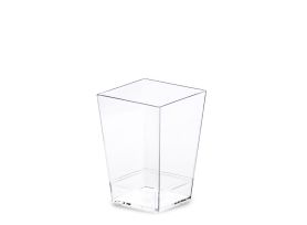 KUBIK MINI DESSERT 160 cc PS TRANSPARENT