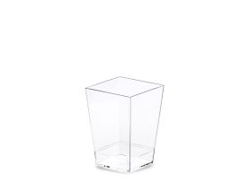 KUBIK MINI DESSERT 120 cc PS TRANSPARENT