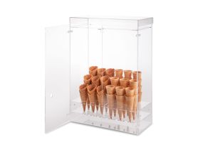 SOPORTE POR CUCURUCHOS PMMA TRANSPARENTE