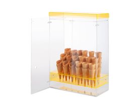 SOPORTE POR CUCURUCHOS PMMA TRANSPARENTE