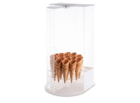 SOPORTE PARA HELADO PMMA TRANSPARENTE