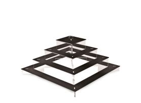 DISPLAY QUADRI PMMA NEGRO COLOR SÓLIDO