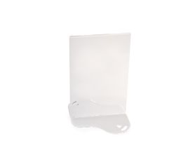 PORTAMENU PMMA TRANSPARENTE