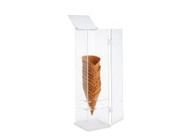 SOPORTE POR CUCURUCHOS MAXI PMMA TRANSPARENTE