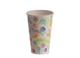 PAPER CUP 350 ml PAP-PE MATT FRUITSBALL