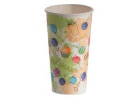 GOBELET EN CARTON  500 ml PAP-PE OPAQUE FRUITSBALL