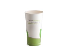 VASO DE PAPEL COMPOSTABLE 500 ml PAP-PLA OPACO COMPO-PAP