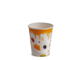 PAPER CUP 8 oz PAP-PE  MATT MILKY-L2