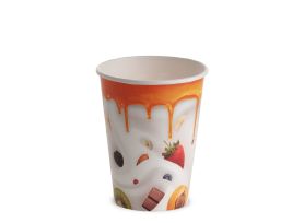 VASO DE PAPEL 12 oz PAP-PE OPACO  MILKY-L2