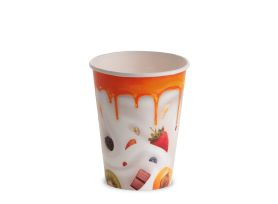 VASO DE PAPEL 12 oz PAP-PE OPACO MILKY