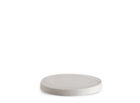 FLAT LID WITH OPENING HOLE FOR PAPER CUP 12oz PAP-PE