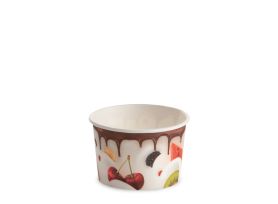 ICE CREAM PAPER CUP 80 cc PAP-PE MATT MILKY