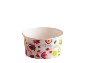 TARRINA DE PAPEL 170 cc PAP-PE OPACO FRUITS & GO