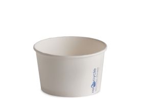 ICE CREAM PAPER CUP 250 cc PAP-PE MATT WHITE