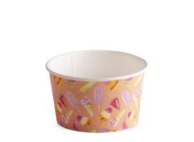 ICE CREAM PAPER CUP 250 cc PAP-PE MATT MADELINE