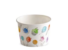 ICE CREAM PAPER CUP 290 cc PAP-PE MATT BALLOONS