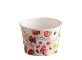 TARRINA DE PAPEL 290 cc PAP-PE OPACO FRUITS & GO